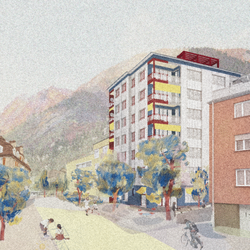 Bild von Calvenweg Chur, Stundienauftrag im Einladungsverfahren, 1. Rang